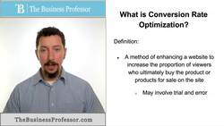 Conversion Rate Optimization Instructional Video