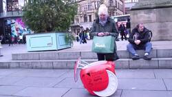 New robot companion helps seniors shop and get exercise News Clip