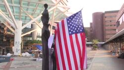 CLEAN : Hong Kong protesters remain barricaded in PolyU as conditions deteriorate News Clip