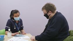 Man with learning disability urges others to come forward for their vaccine News Clip