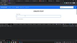 Mega Web Development Bootcamp with React Bootstrap 5, Redux, and REST API - Testing Edit and Create Post Functionality Instructional Video
