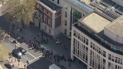 Westminister Magistrates Court in London on day Assange arrested News Clip