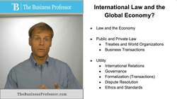 International Law and the Global Economy Instructional Video