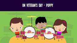 The Poppy Song for Kids | Veterans Day Songs for Children | The Kiboomers Instructional Video