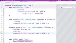 SwiftUI iOS 16 Crash Course - Emoji Quote App in SwiftUI - Updating the Image View Instructional Video
