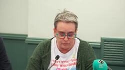 Mother of only British hostage in Gaza holds press conference News Clip