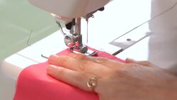 How to Make a Basting Stitch with a Sewing Machine Instructional Video