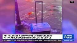 FBI releases new photos of New Orleans attacker, cooler with explosive device News Clip
