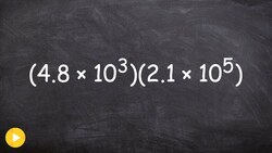 Learn how to determine the product of scientific notation Instructional Video