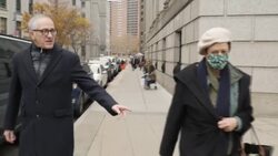 Isabel Maxwell and Kevin Maxwell departing court on day four News Clip