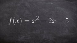 Converting between quadratic and vertex form by completing the square Instructional Video