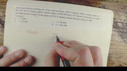 Choosing between 2 Salaries Inequality Instructional Video