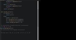 Python 3: Project-based Python, Algorithms, Data Structures - Implement merge function - part 2 Instructional Video