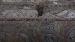 Archaeologists unearth luxurious Roman home with "unparalleled" mosaic near Colosseum News Clip