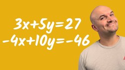 3 Average Solve systems algebraically Instructional Video