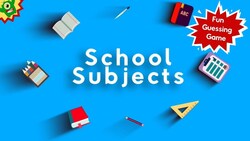 School Subjects Guessing Game Instructional Video
