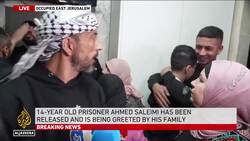 14-year-old prisoner Ahmad Salayme has been released News Clip