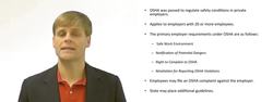 Understanding the Occupational Safety and Health Act (OSHA) Instructional Video