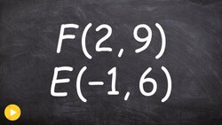 Determine the endpoint given one endpoint and midpoint algebraically Instructional Video