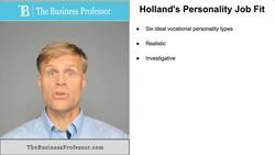 Holland's Personality Job Fit Instructional Video