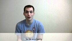 How to say "to be in a hurry" in Spanish (Día 50) Instructional Video