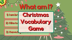 Christmas Vocabulary What am I? | Exciting Christmas ESL Game Instructional Video