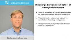 Environmental School of Strategy Instructional Video