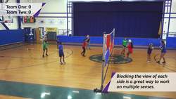 Volley Ball Without Seeing your Opponents!? (Ep. 173 - Look Up Volley Ball) Instructional Video