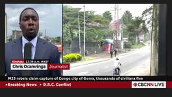 Rwanda-backed rebels claim control of key Congo city News Clip