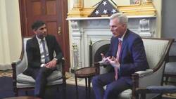 Rishi Sunak meets US House Speaker Kevin McCarthy during Washington visit News Clip