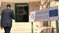 CLEAN: Angelina Jolie meets asylum seekers in Malta - RESTRICTIONS APPLY News Clip