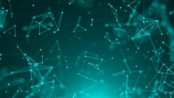 Abstract connection dots. Technology background. Network concept Stock Footage