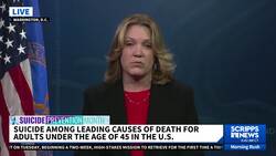Suicide among leading causes of death for US adults under age 45 News Clip