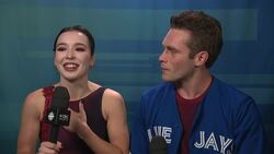 Pereira, Michaud reflect on their 'emotional' debut at Skate Canada International News Clip