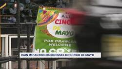Rainy Sunday impacts businesses on Cinco De Mayo News Clip