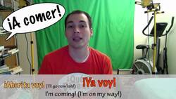 How to say "I'm coming!" in Spanish (Día 103) Instructional Video