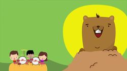 Groundhog Day for Kids | Groundhog Day Song | Lyric Video | The Kiboomers Instructional Video