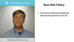 Base Rate Fallacy Instructional Video