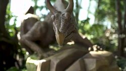 Wood dragon Stock Footage