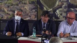 CLEAN : Catalan ex-leader Puigdemont pledges return to Sardinia for hearing News Clip