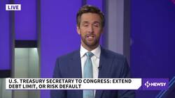 U.S. Treasury Secretary Extends Timeline For Potential Debt Default News Clip