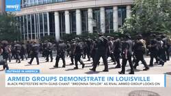 Opposing Armed Groups Turn Out At Breonna Taylor Protest In Louisville News Clip