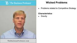 Wicked Problems in Entreprneurship Instructional Video
