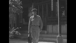 During Korean War, US officers serving as UN negotiators leave building in Kaesong, North Korea, where peace talks are being held News Clip