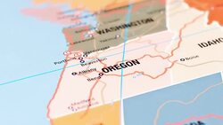 Oregon from USA States Stock Footage