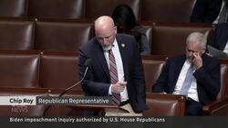 House Republicans approve Biden impeachment inquiry News Clip