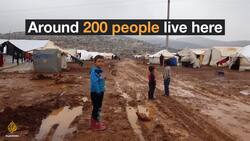 Aleppo evacuees living in squalid camps News Clip