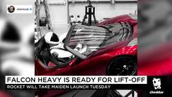 The Falcon Heavy Is Set For Launch...But Will it Take Off? News Clip