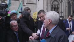 John McDonnell and Ray Puddifoot celebrate court rejection of Heathrow expansion News Clip