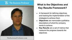 Objectives and Key Results Framework Instructional Video